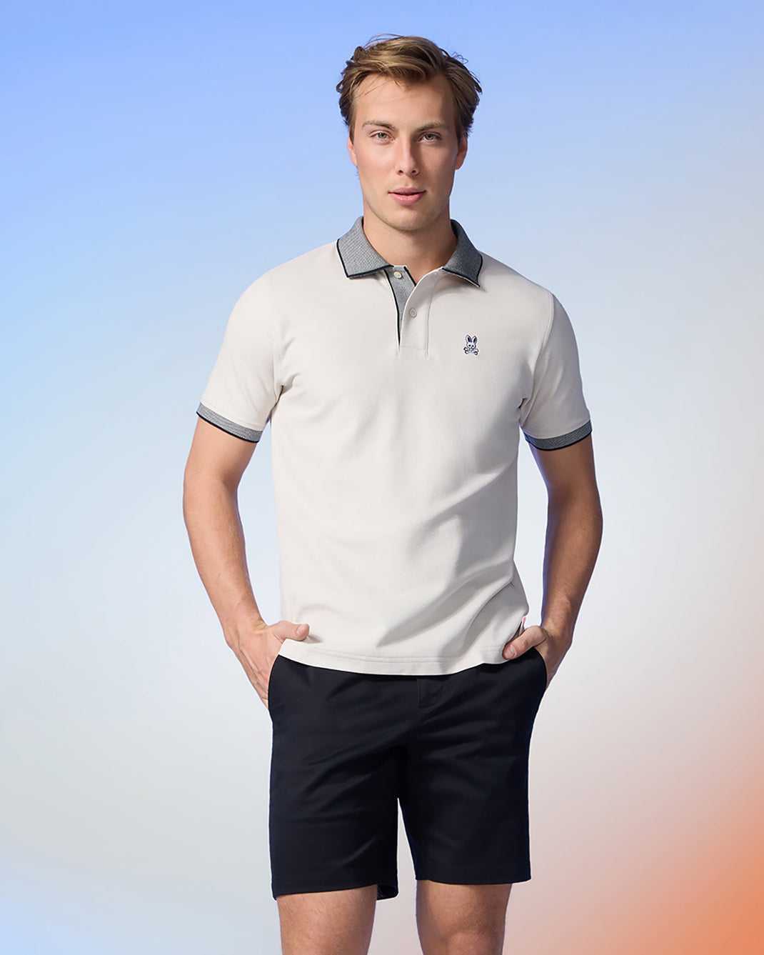 Polos Psycho Bunny Southport Pique Polo Shirt Beige Homme | OWX-59661477